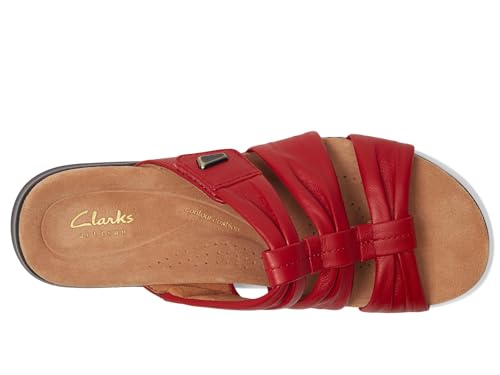 Clarks Women's Kitly Slide Flat Sandal - Comfortable Everyday Wear for Women | Easy Slip-On Design | Perfect for Summer