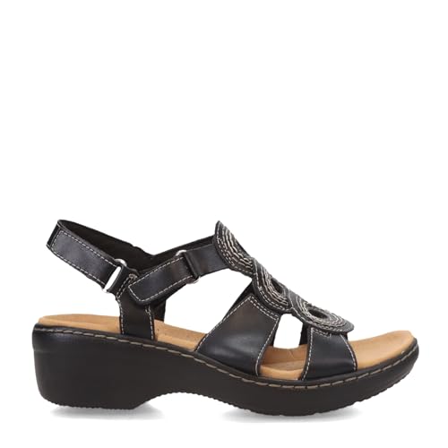 Clarks Women's Merliah Derby Heeled Sandal for Comfortable Daily Walks
| Clarks Women's Merliah Derby Heeled Sandal wit