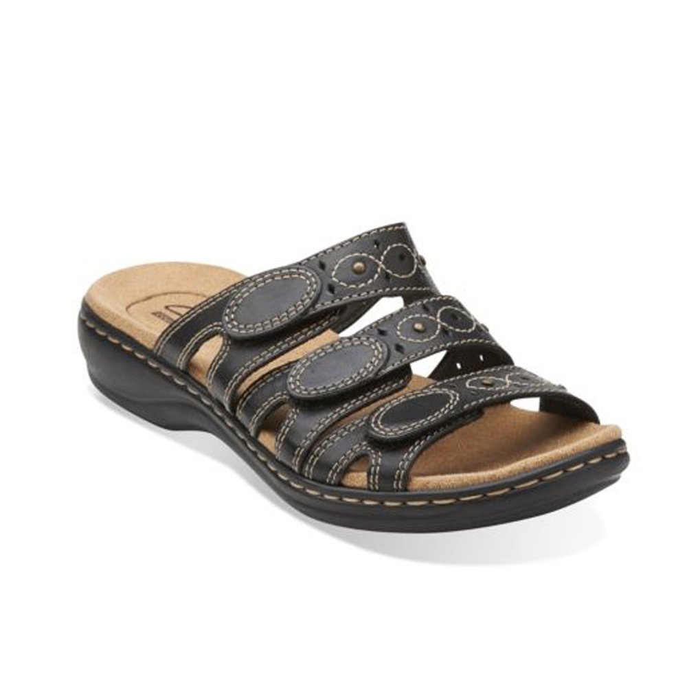 Clarks Women's Leisa Cacti Slide Sandal Easy Slip-On Comfortable Summer Footwear StylesAvailable in Various Sizes and Co
