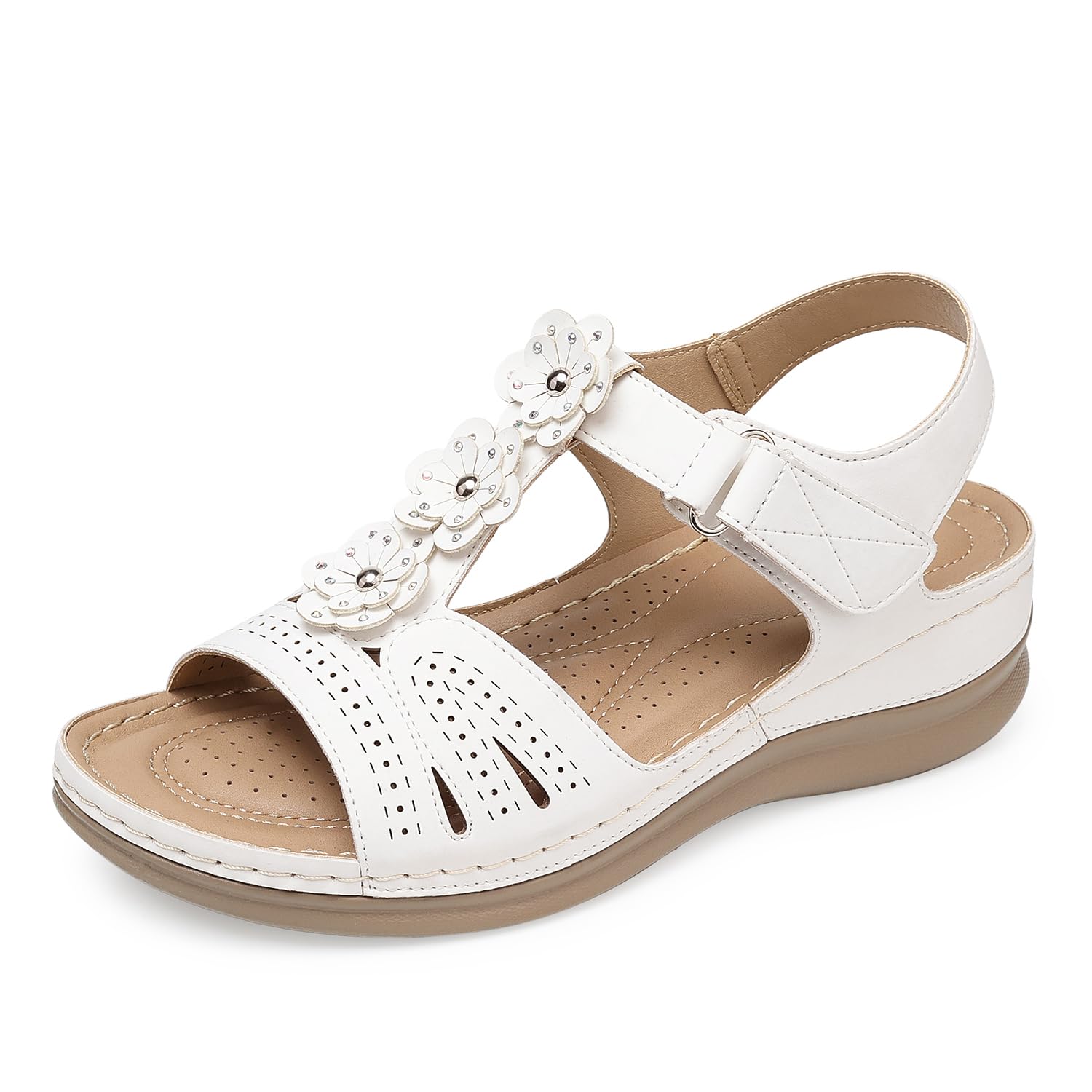 SHIBEVER Comfortable Summer Wedge Sandals for Women Dressy Casual
| SHIBEVER Women's Dressy Summer Platform Casual Wedg